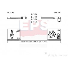1.499.246 EPS Комплект дротів запалювання