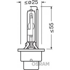 66250 OSRAM Лампа розжарювання фара дальнього світла