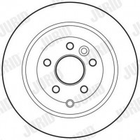 562765JC JURID Гальмівний диск