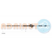 030232 ADRIAUTO VAG Трос ручного гальма 100 (диск) 91-