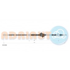 030232 ADRIAUTO VAG Трос ручного гальма 100 (диск) 91-