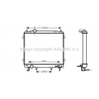 HY2146 PRASCO Радіатор охолодження двигуна