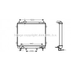 HY2146 AVA QUALITY COOLING Радіатор охолодження двигуна