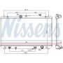 646925 NISSENS Радіатор охолодження двигуна