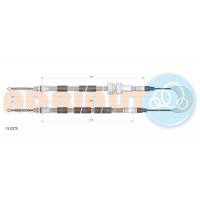 13.0270 ADRIAUTO Тросик, cтояночный тормоз