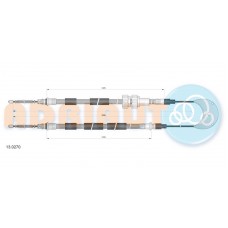 13.0270 ADRIAUTO Тросик, cтояночный тормоз