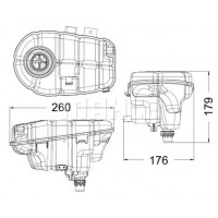CRT 60 000S MAHLE Компенсаційний бак охолоджувальна рідина