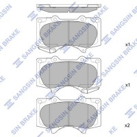 SP2033 Hi-Q Комплект гальмівних колодок дисковий гальм