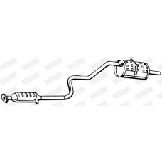 14288 WALKER Глушник вихлопних газів кінцевий