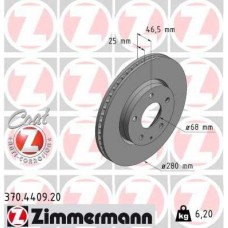 370.4409.20 ZIMMERMANN Гальмівний диск