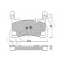 22-1260-0 METELLI Комплект гальмівних колодок дисковий гальм