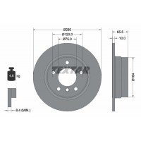 92132903 TEXTAR Гальмівний диск