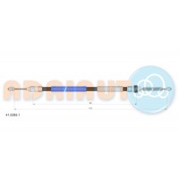 41.0285.1 ADRIAUTO Тросик, cтояночный тормоз