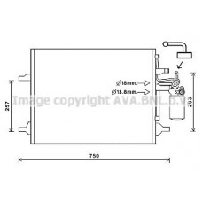 VO5166D AVA QUALITY COOLING Конденсатор кондиціонера