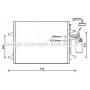 VO5166D AVA QUALITY COOLING Конденсатор кондиціонера