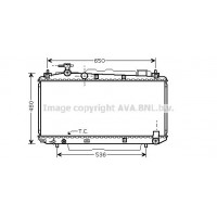 TO2305 AVA QUALITY COOLING Радіатор охолодження двигуна