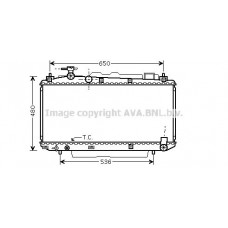TO2305 AVA QUALITY COOLING Радіатор охолодження двигуна