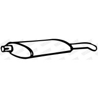 70322 WALKER Глушник вихлопних газів кінцевий