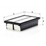 C 25 002 MANN-FILTER Повітряний фільтр