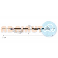 07.0282 ADRIAUTO Тросик, cтояночный тормоз