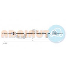 07.0282 ADRIAUTO Тросик, cтояночный тормоз