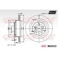 863313 MAXTECH Гальмівний диск