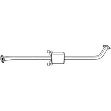 24431 SIGAM Середній глушник вихлопних газів