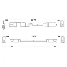134766 HITACHI Комплект дротів запалювання