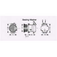 DWAK091 AVA QUALITY COOLING Компресор кондиціонера
