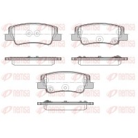 1956.02 REMSA Комплект гальмівних колодок дисковий гальм