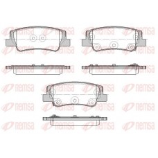 1956.02 REMSA Комплект гальмівних колодок дисковий гальм