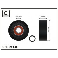 241-00 CAFFARO Паразитный / ведущий ролик, Поліклиновий ремінь