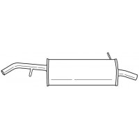 46623 SIGAM Глушник вихлопних газів кінцевий