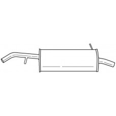 46623 SIGAM Глушник вихлопних газів кінцевий