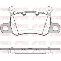 1598.10 REMSA Комплект гальмівних колодок дисковий гальм