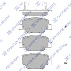SP4142 Hi-Q Комплект гальмівних колодок дисковий гальм SP4142 Hi-Q Комплект гальмівних колодок дисковий гальм
