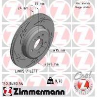 150.3480.54 ZIMMERMANN Гальмівний диск