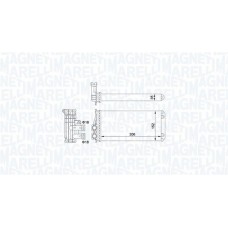 350218435000 MAGNETI MARELLI Теплообмінник обігрів салону