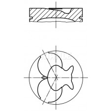 002 24 10 MAHLE Поршень