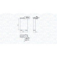 350218494000 MAGNETI MARELLI Теплообмінник обігрів салону