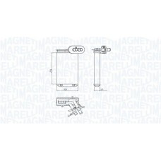 350218494000 MAGNETI MARELLI Теплообмінник обігрів салону