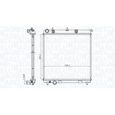 350213173500 MAGNETI MARELLI Радіатор охолодження двигуна 350213173500 MAGNETI MARELLI Радіатор охолодження двигуна