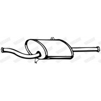 12376 WALKER Глушник вихлопних газів кінцевий