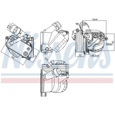 91322 NISSENS масляний радіатор двигунне олива