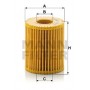 HU 7009 z MANN-FILTER Масляний фільтр