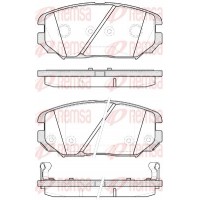 1204.12 REMSA Комплект гальмівних колодок дисковий гальм
