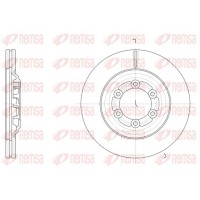 61510.10 REMSA Гальмівний диск