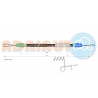 13.0253.2 ADRIAUTO Тросик, cтояночный тормоз