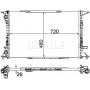 CR 1060 000P MAHLE Радіатор охолодження двигуна