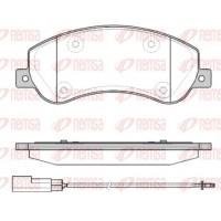 1250.11 REMSA Комплект гальмівних колодок дисковий гальм